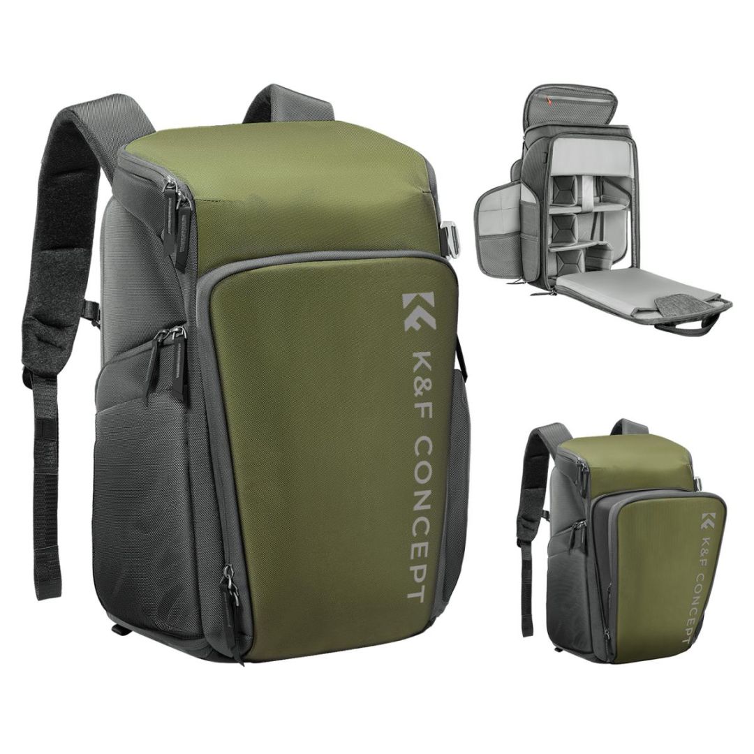K&F Concept Camera Alpha Backpack Air 25L Nature Wander 01 Green
