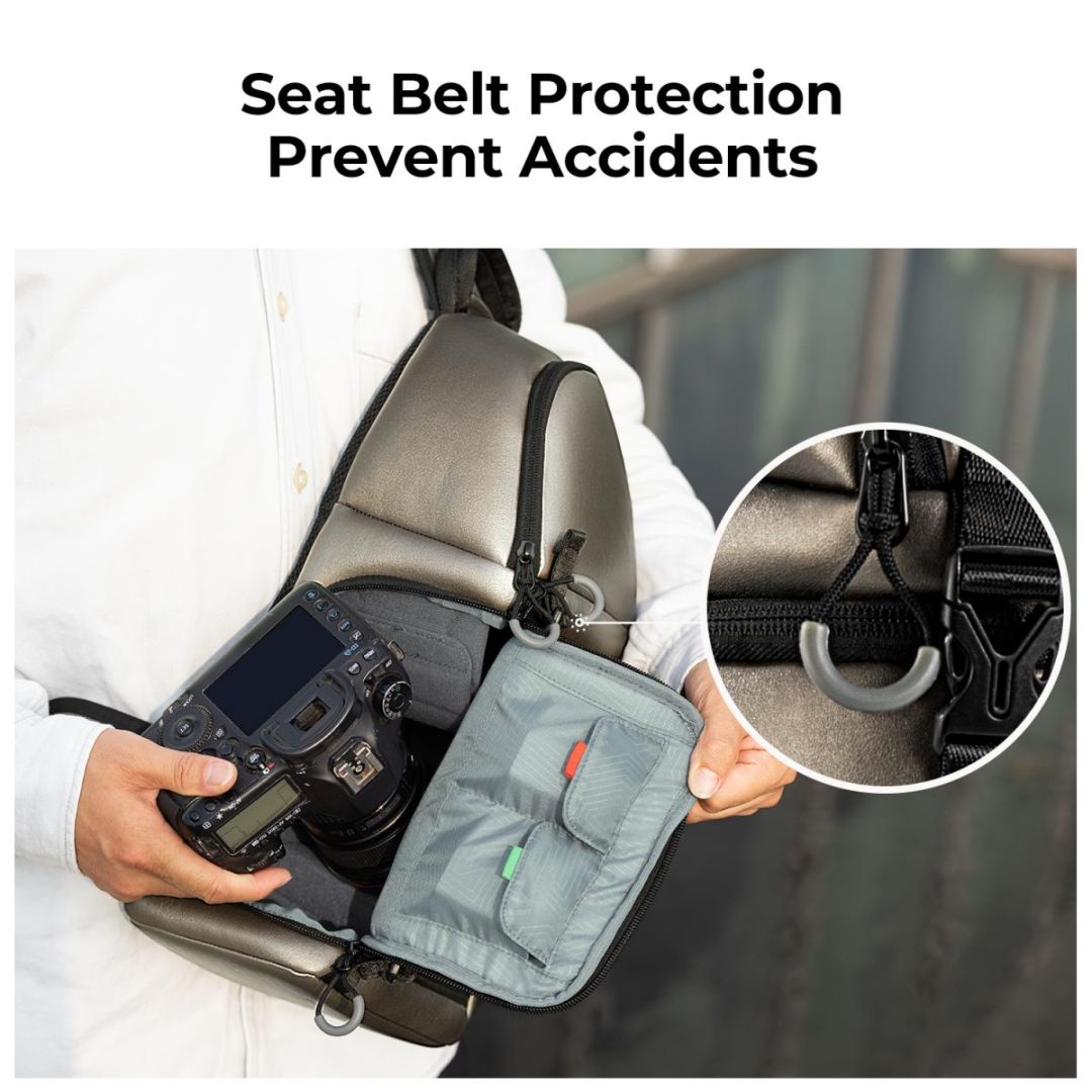 K&F Concept Waterproof Camera Shoulder Backpack 10L Golden