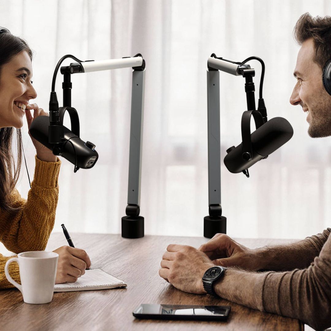 Streamplify MIC VOX Microphone + tartókar Black