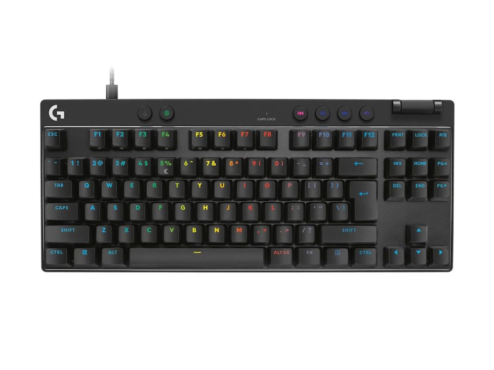 Logitech G Pro X TKL Rapid Gaming Keyboard Black US