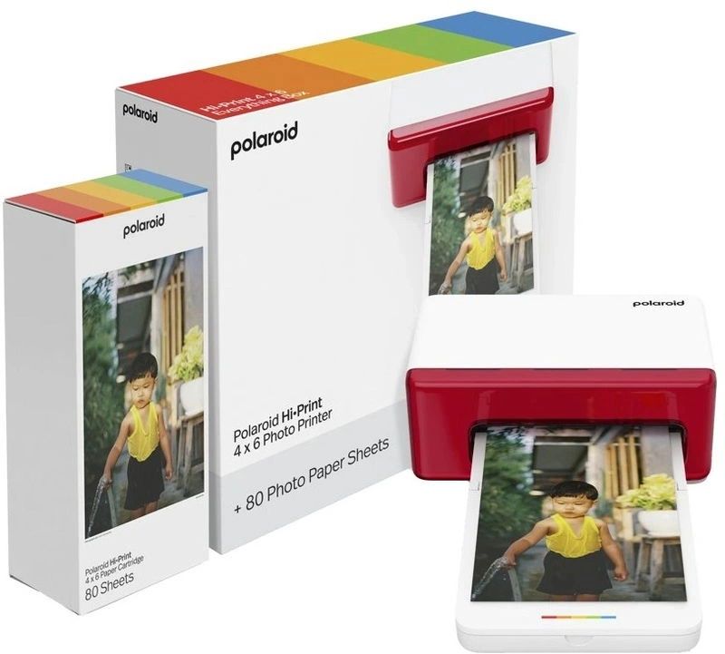 Polaroid Hi·Print 4x6 Photo Printer White + Fotópapír