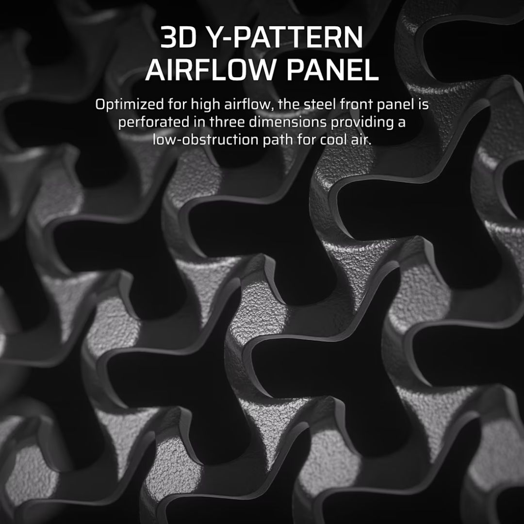 Corsair Frame 4000D Tempered Glass Black