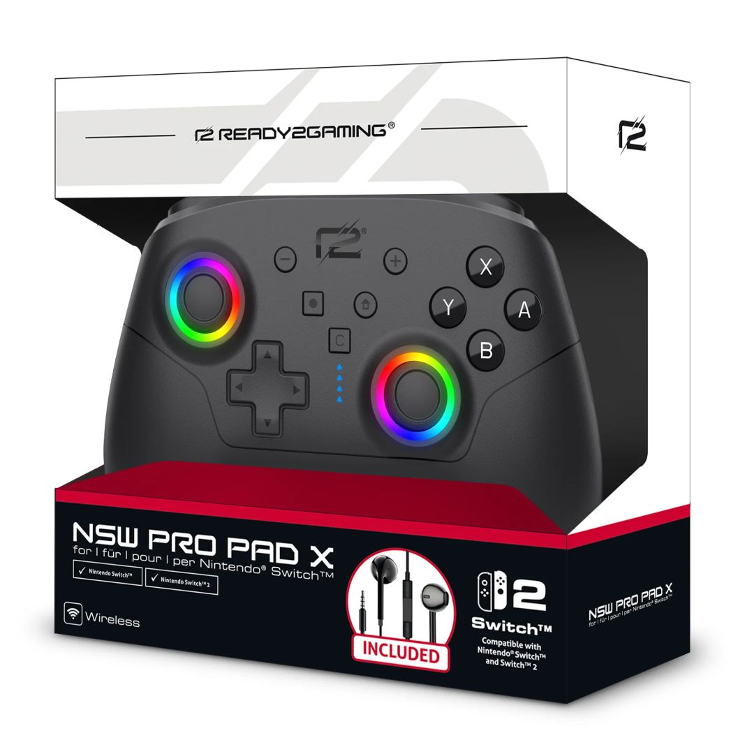 ready2gaming Pro Pad X Nintendo Switch 2 Wireless Gamepad Black
