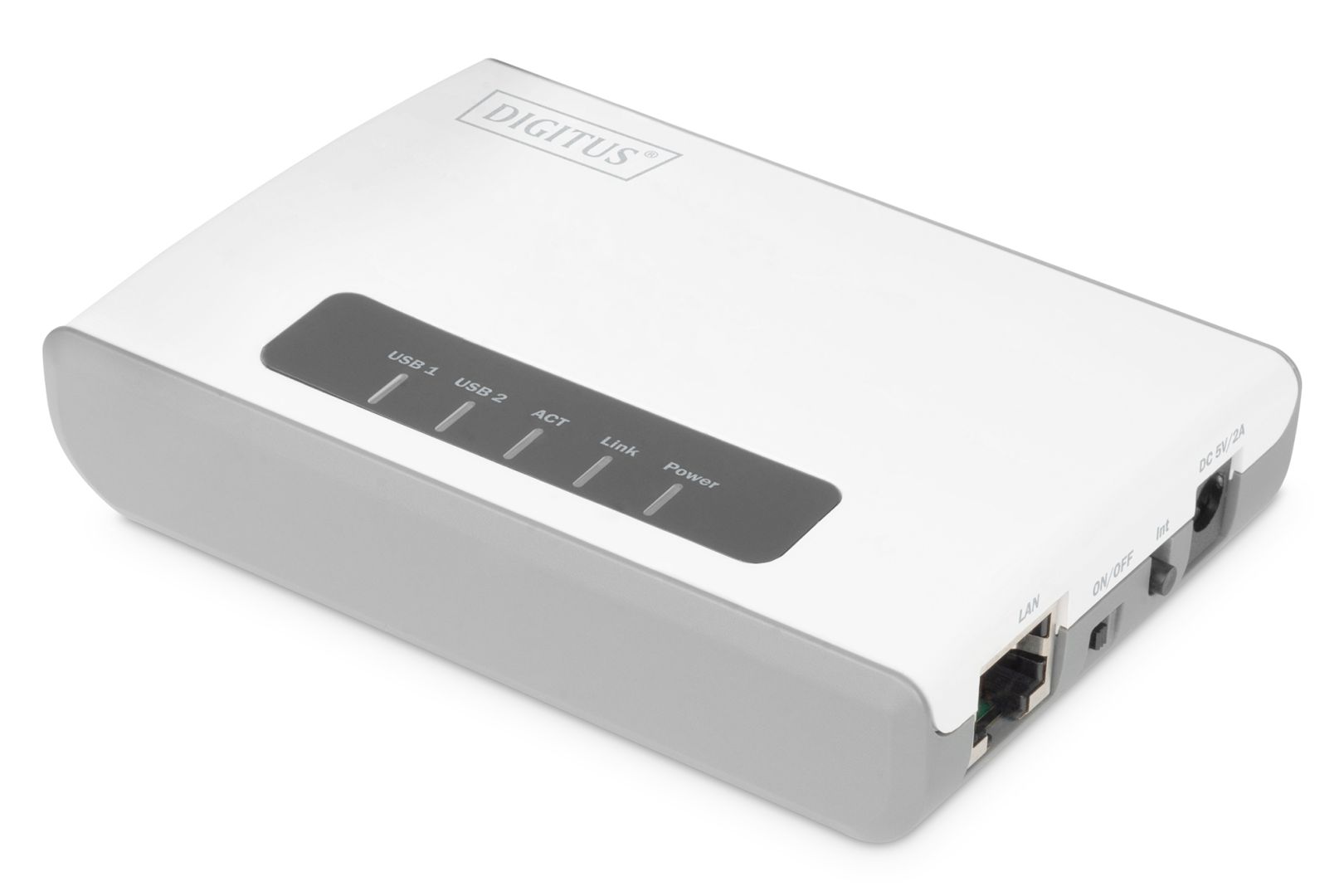 Digitus DN-13024 2-Port USB 2.0 Wireless Multi-Functional Network Server