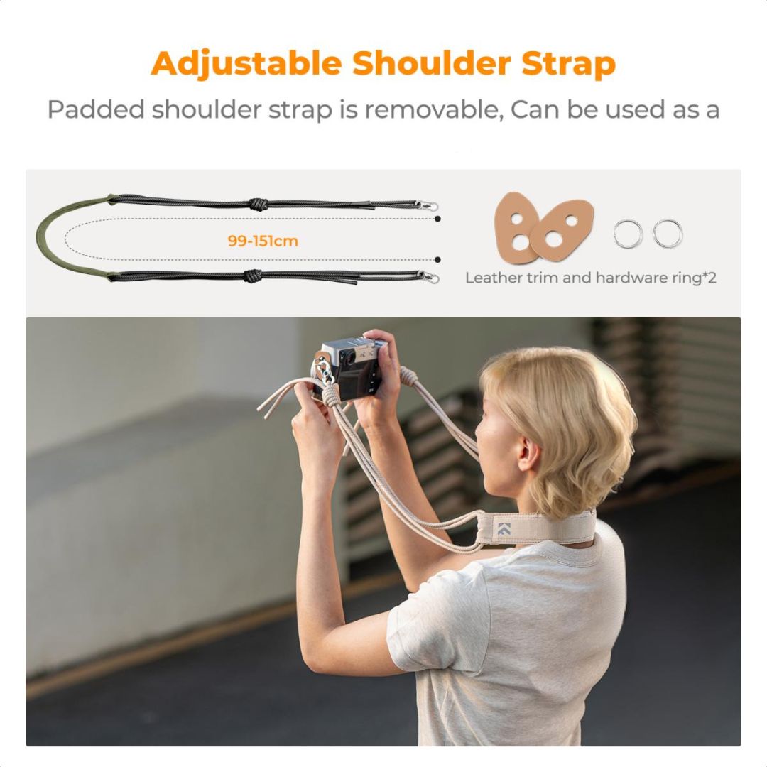 K&F Concept Camera Sling Small camera bag 5L Green