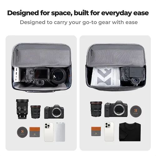 K&F Concept Waterproof Urban Wander Sling/Shoulder Camera Bag 10L Black