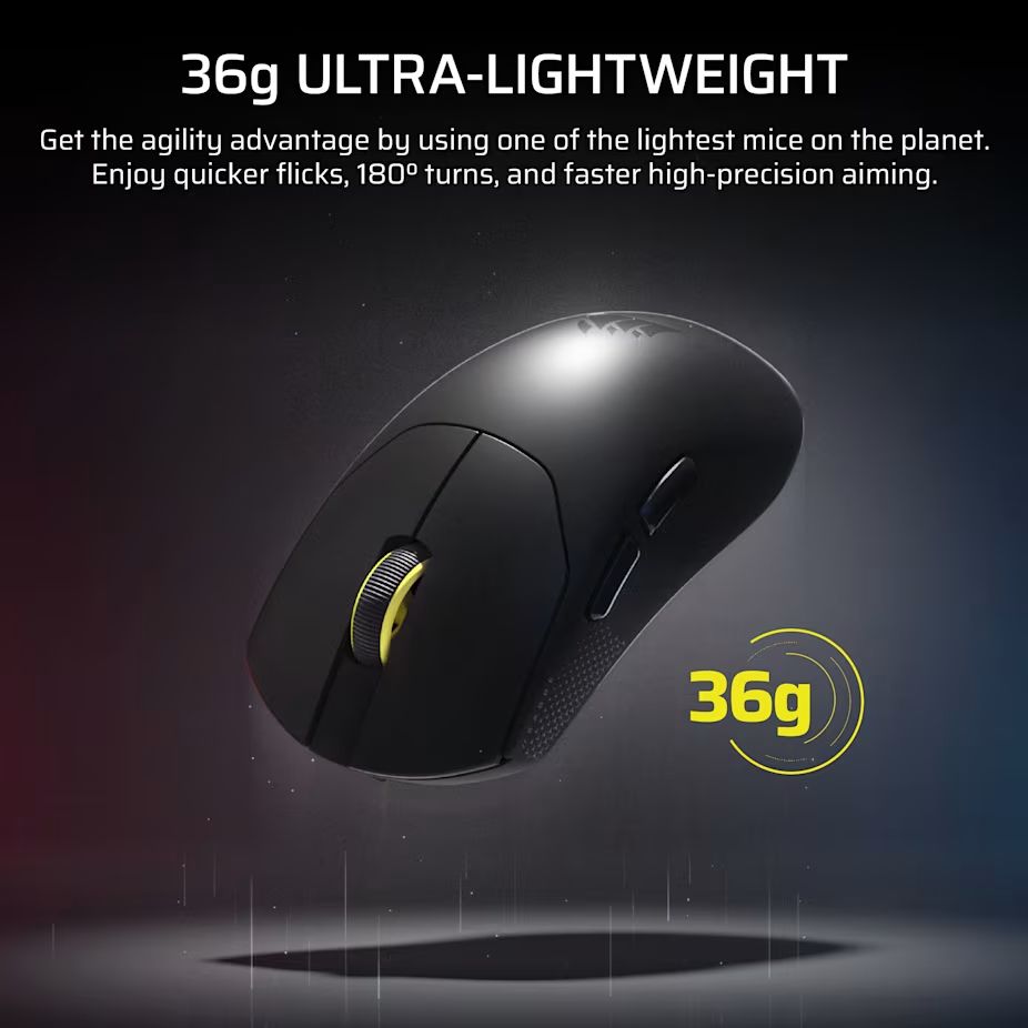 Corsair Sabre V2 Pro Ultralight Gaming Wireless Mouse Black