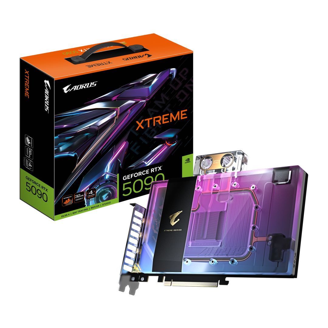 Gigabyte RTX5090 AORUS XTREME WATERFORCE WB 32G
