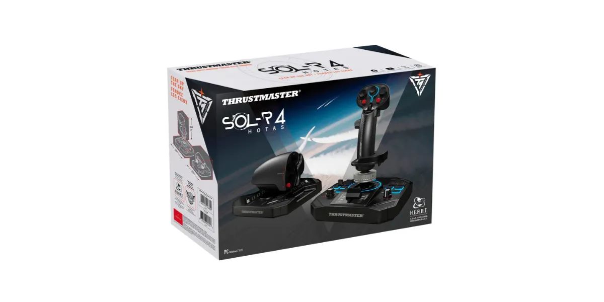 Thrustmaster SOL-R 4 HOTAS USB Joystick Black