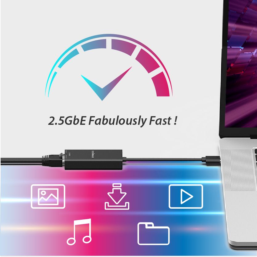 Edimax EU-4307 V2 USB Type-C to 2.5G Gigabit Ethernet Adapter