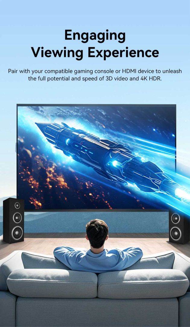 Vention HDMI 4K@60Hz cable 20m Black