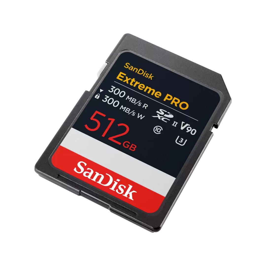 Sandisk 512GB SDXC Extreme Pro Class 10 U3 V90