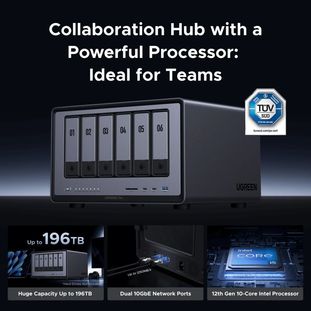 UGREEN NAS DXP6800 Pro (8GB) (8xHDD)