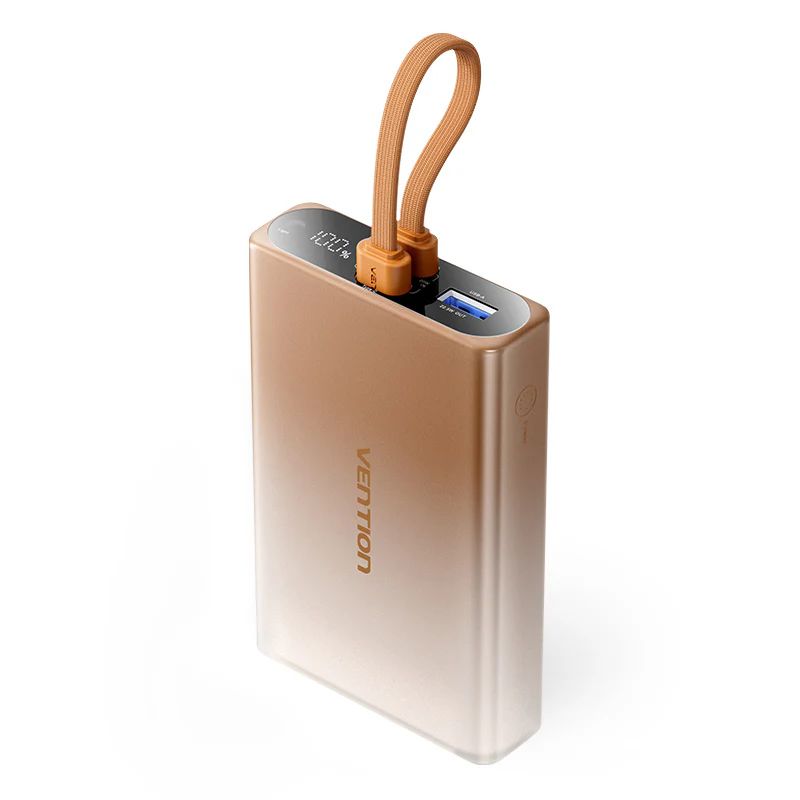 Vention 10000mAh Power Bank Gradient Gold