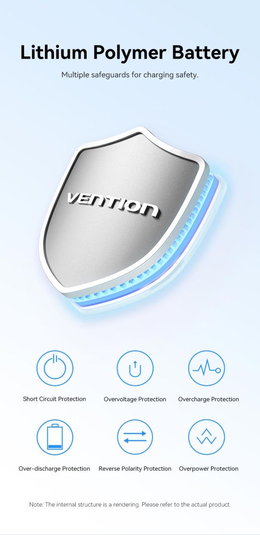 Vention 10000mAh Power Bank Gradient Blue