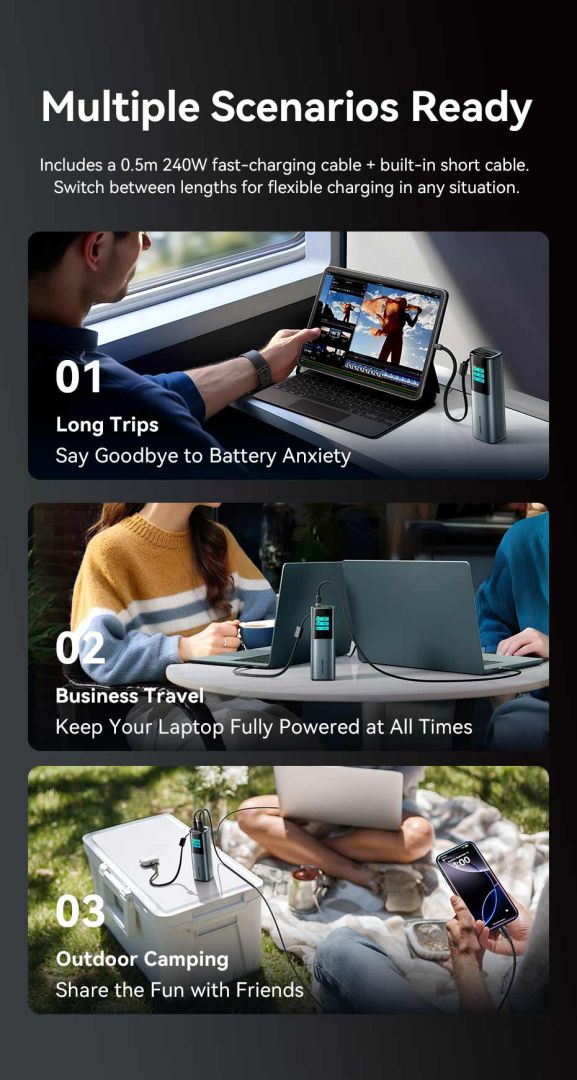 Vention 20000mAh Power Bank Grey