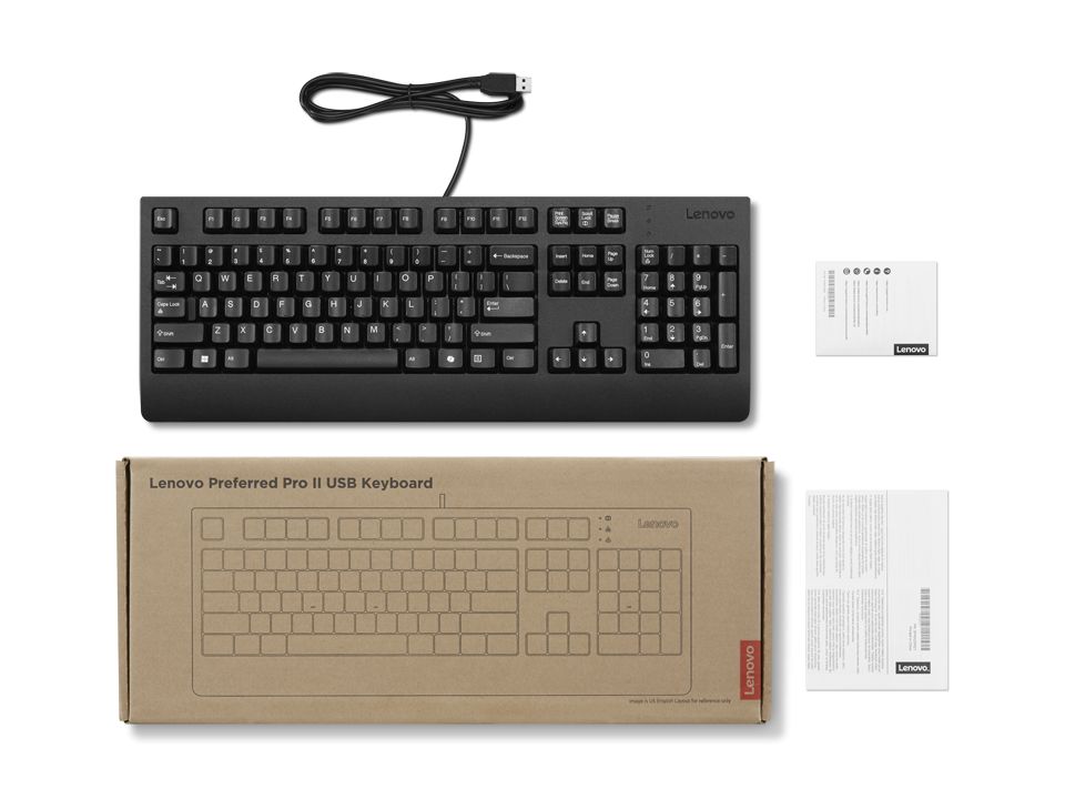 Lenovo Preferred Pro II USB Keyboard Black HU