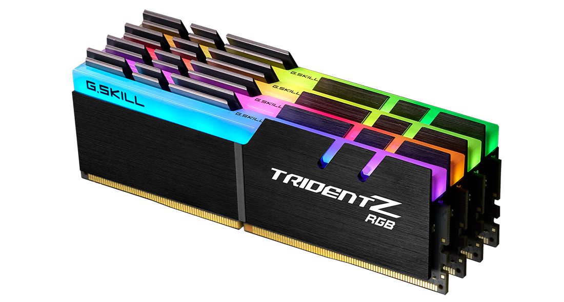 G.SKILL 32GB DDR4 3200MHz Kit(4x8GB) Trident Z RGB 