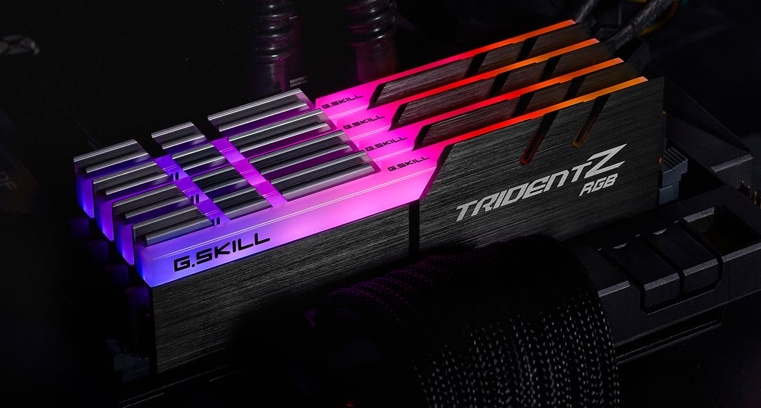 G.SKILL 32GB DDR4 3200MHz Kit(4x8GB) Trident Z RGB 