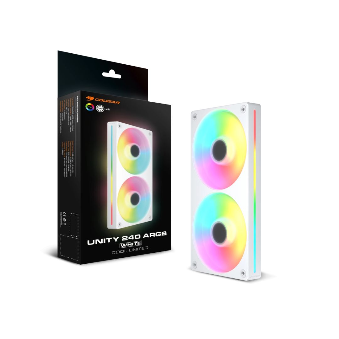 Cougar Unity 240 ARGB White
