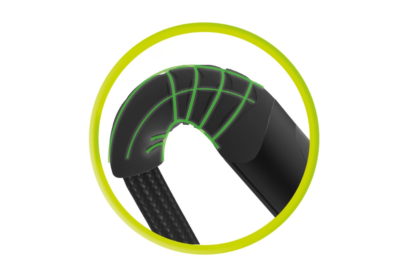 Mobile Origin 66W Display Cable USB-A to USB-C 1,5m Black