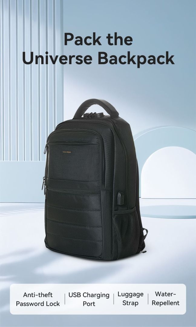 Vention KRK 20l BK waterproof Laptop Backpack 17