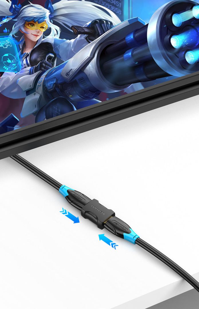 Vention HDMI Female to Female Coupler Adapter Black