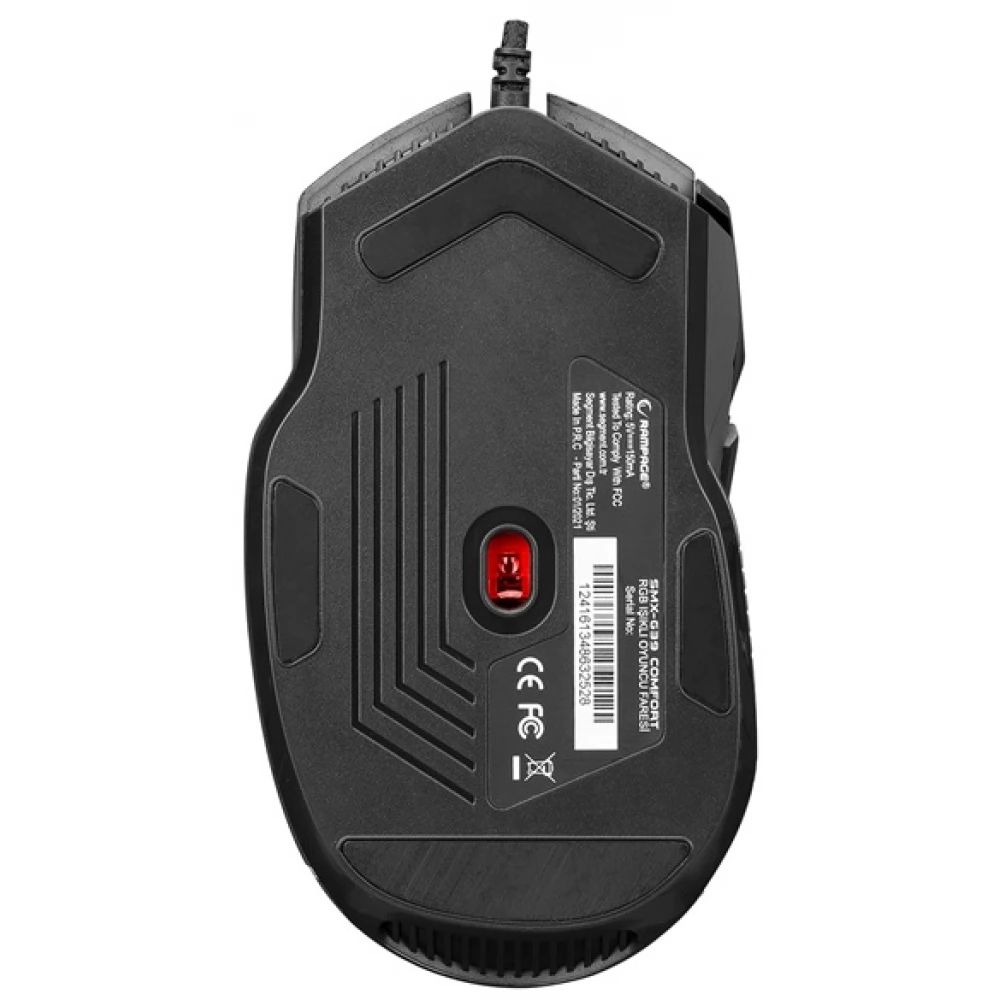 Rampage SMX-G39 Comfort RGB Gaming Mouse Black