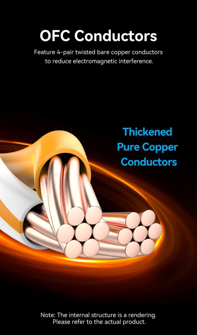 Vention CAT8 S-FTP Patch Cable 3m Black