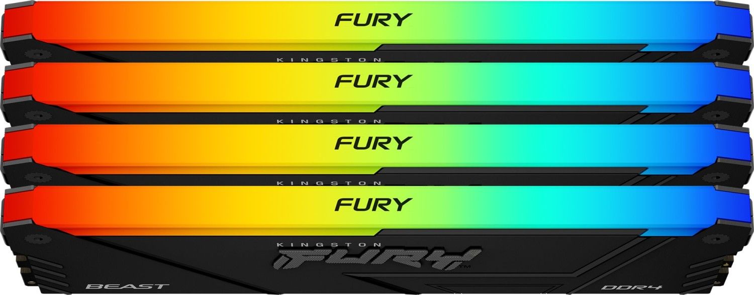 Kingston 128GB DDR4 3600MHz Kit(4x32GB) Fury Beast RGB