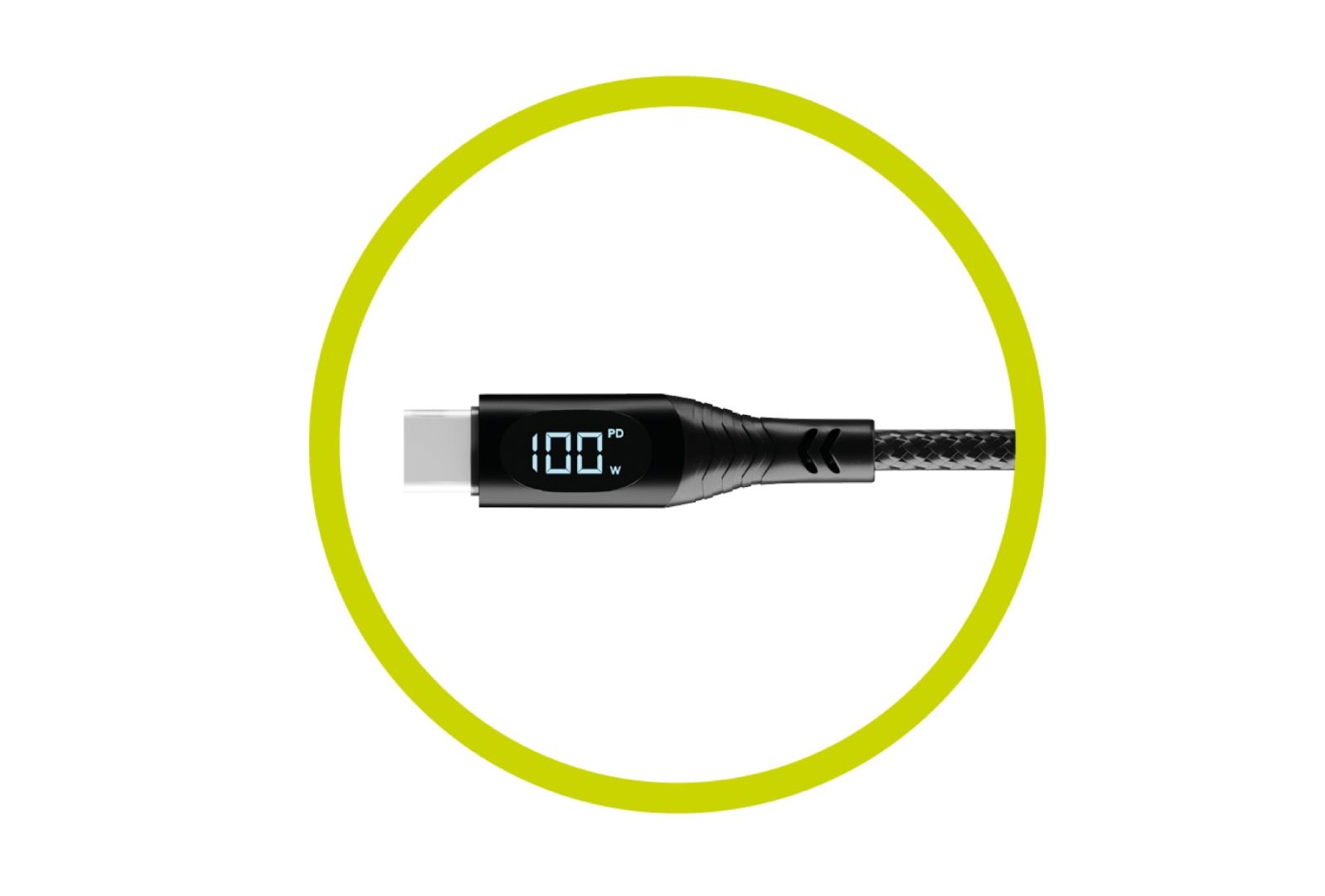 Mobile Origin 100W Display Cable USB-C to USB-C 1,5m Black