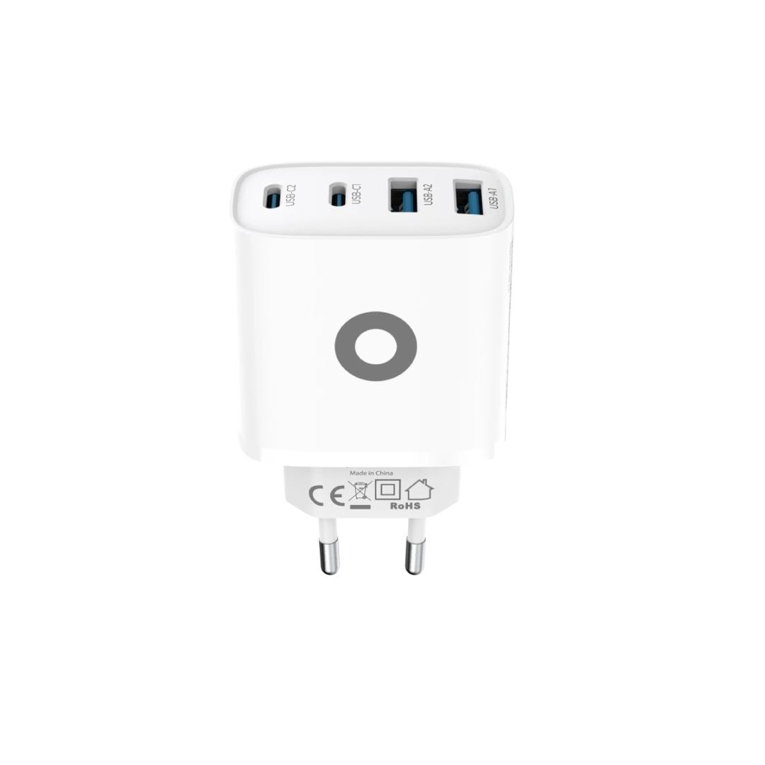 Mobile Origin 40W GaN Wall Charger PW22 2x USB-C+2x USB-A White