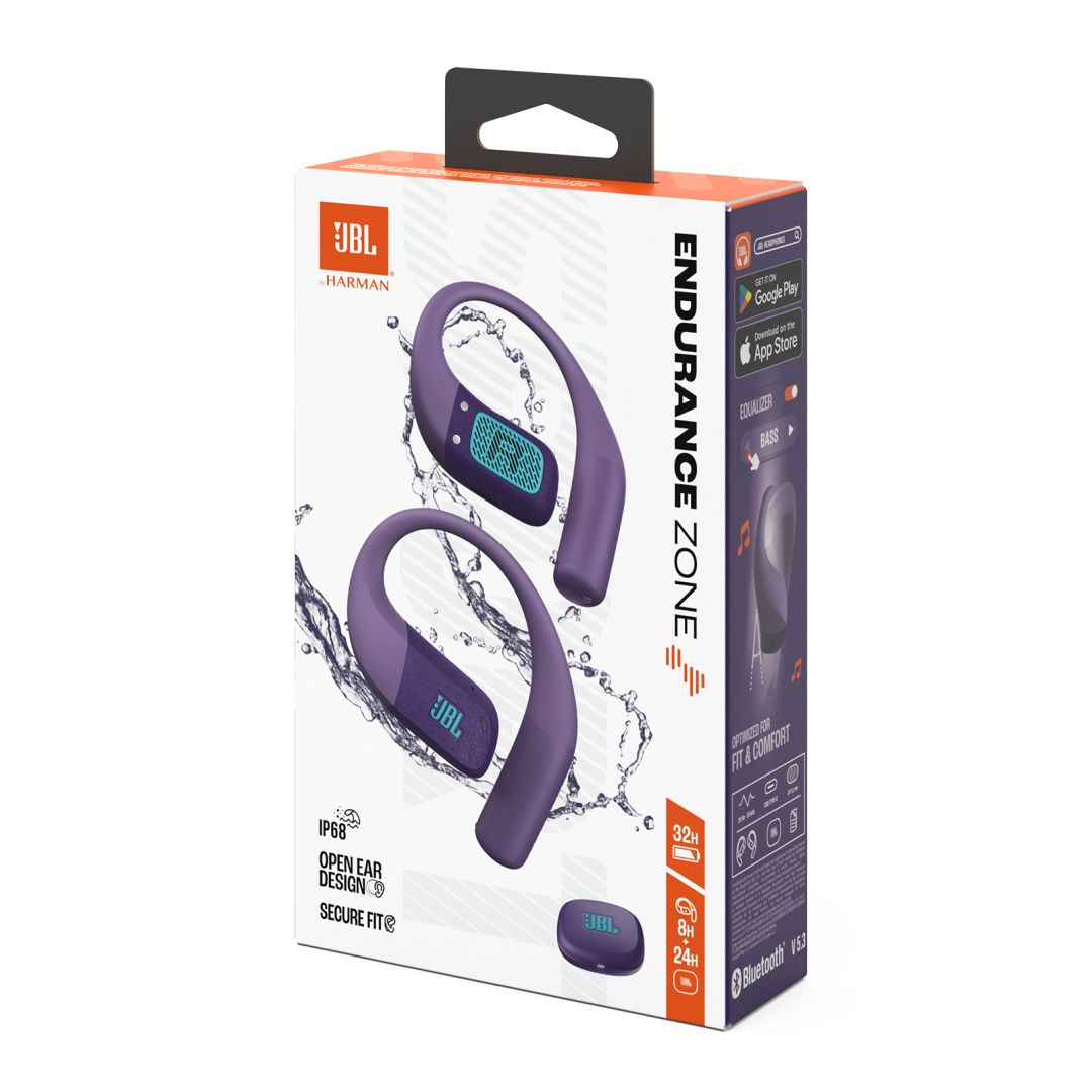 JBL Endurance Zone TWS Bluetooth Headset Purple