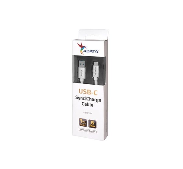 A-Data USB-A to USB Type-C cable 1m White