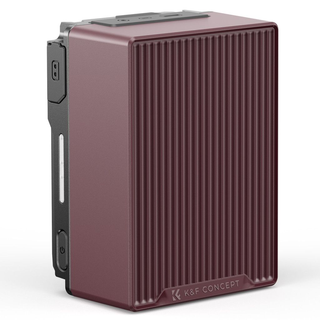 K&F Concept V-Mount 6700mAh Powerbank Red