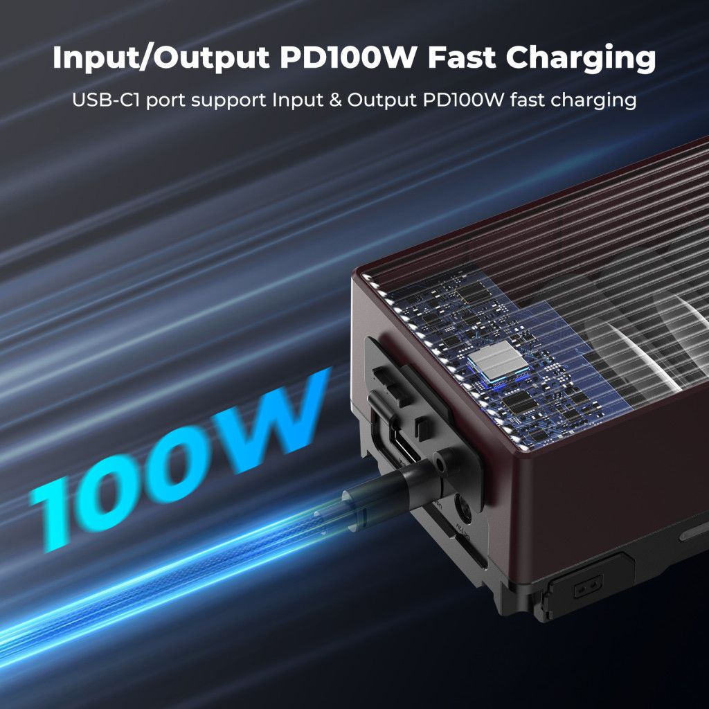 K&F Concept V-Mount 6700mAh Powerbank Red