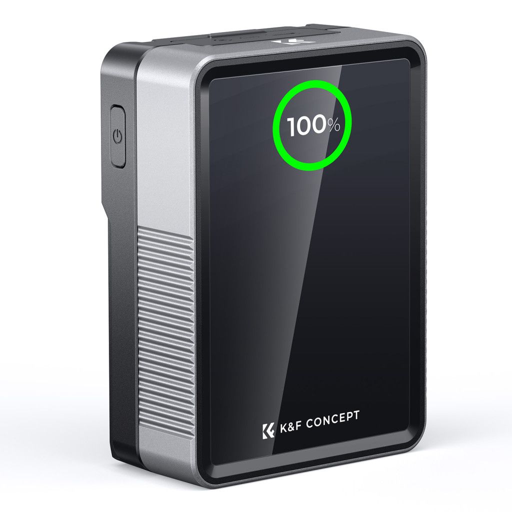 K&F Concept V-Mount Mini Pro 3400mAh Powerbank Black