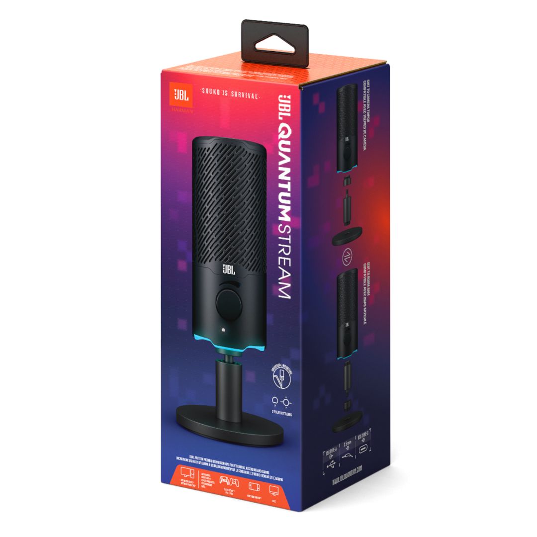 JBL Quantum Stream Microphone Black