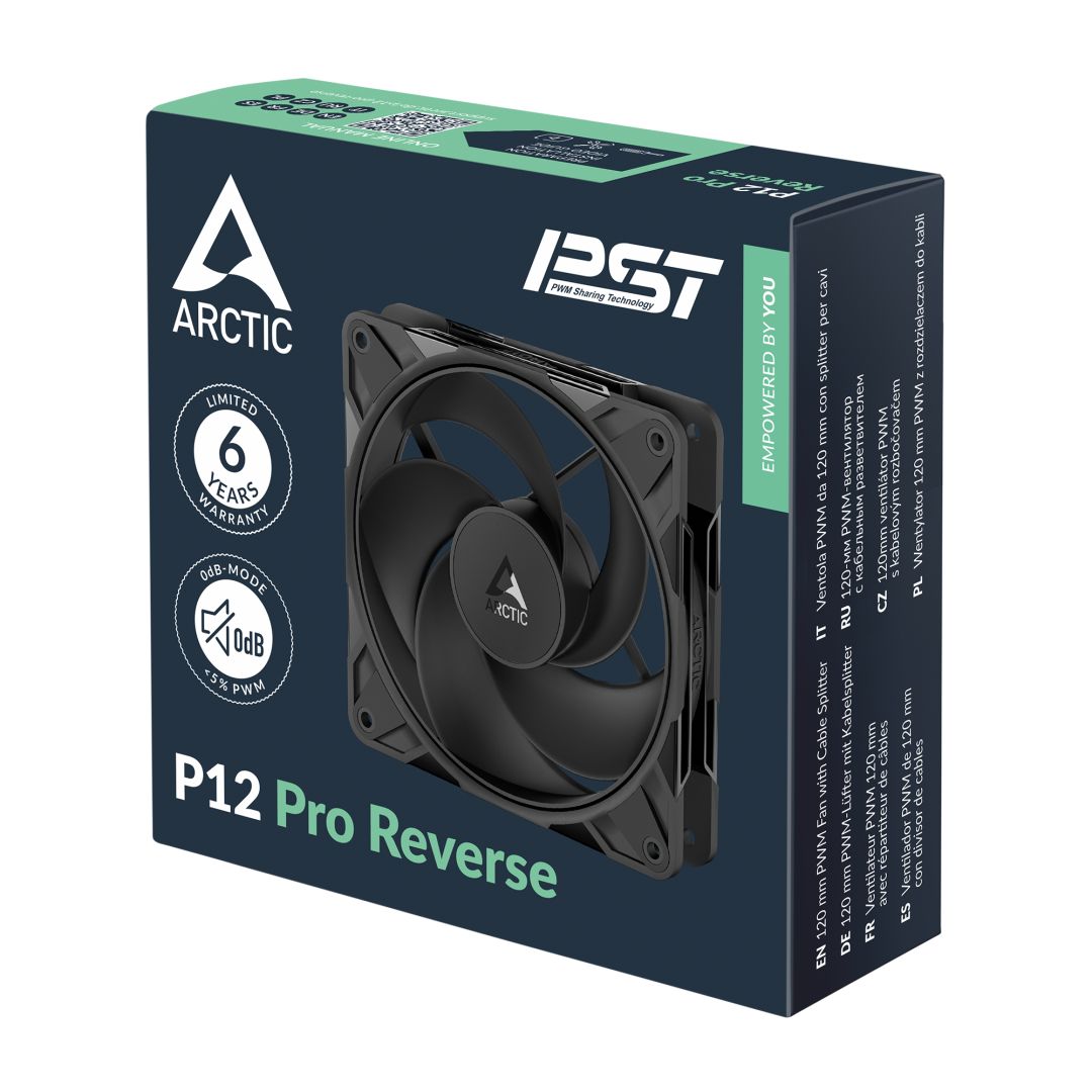 Arctic P12 Pro Reverse Black