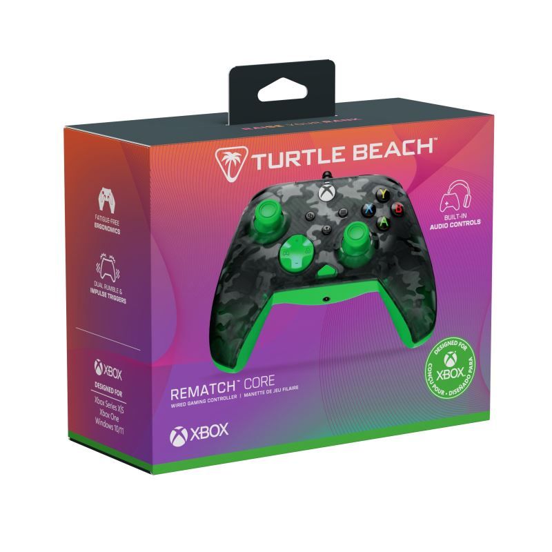 Turtle Beach Rematch Core Gamepad Ghost Camo Black/Green