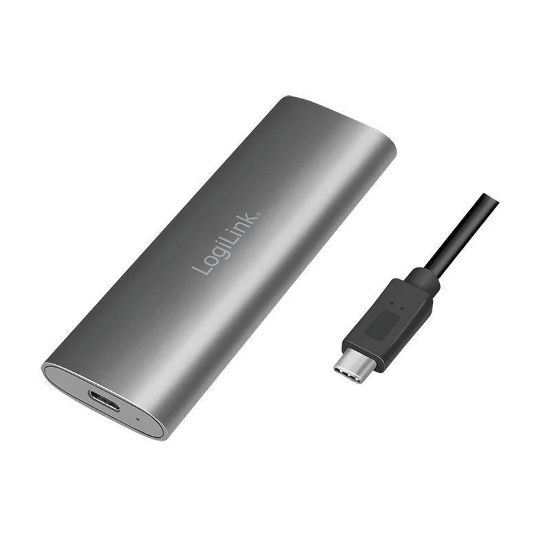 Logilink M.2 NVMe USB-C Case Silver