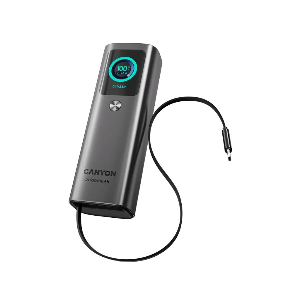 Canyon OnPower 265 20000mAh PowertBank Dark Grey