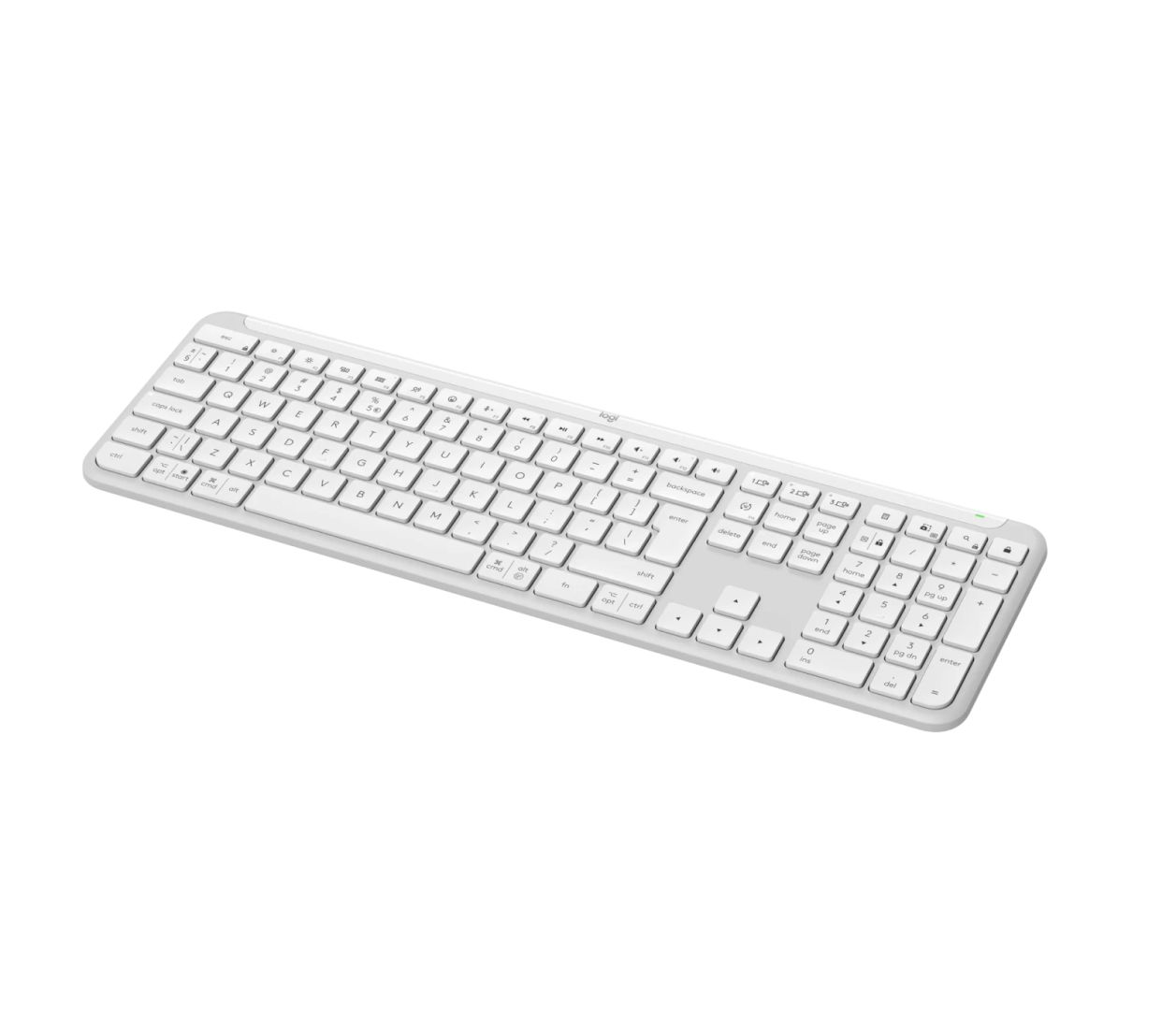 Logitech K950 Signature Slim Wireless Bluetooth Keyboard Off White US