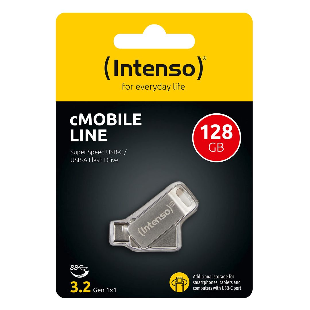 Intenso 128GB cMobile Line USB3.2 Silver