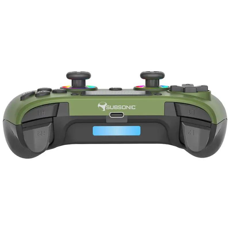 Subsonic PS5 Wireless LED Gamepad Green