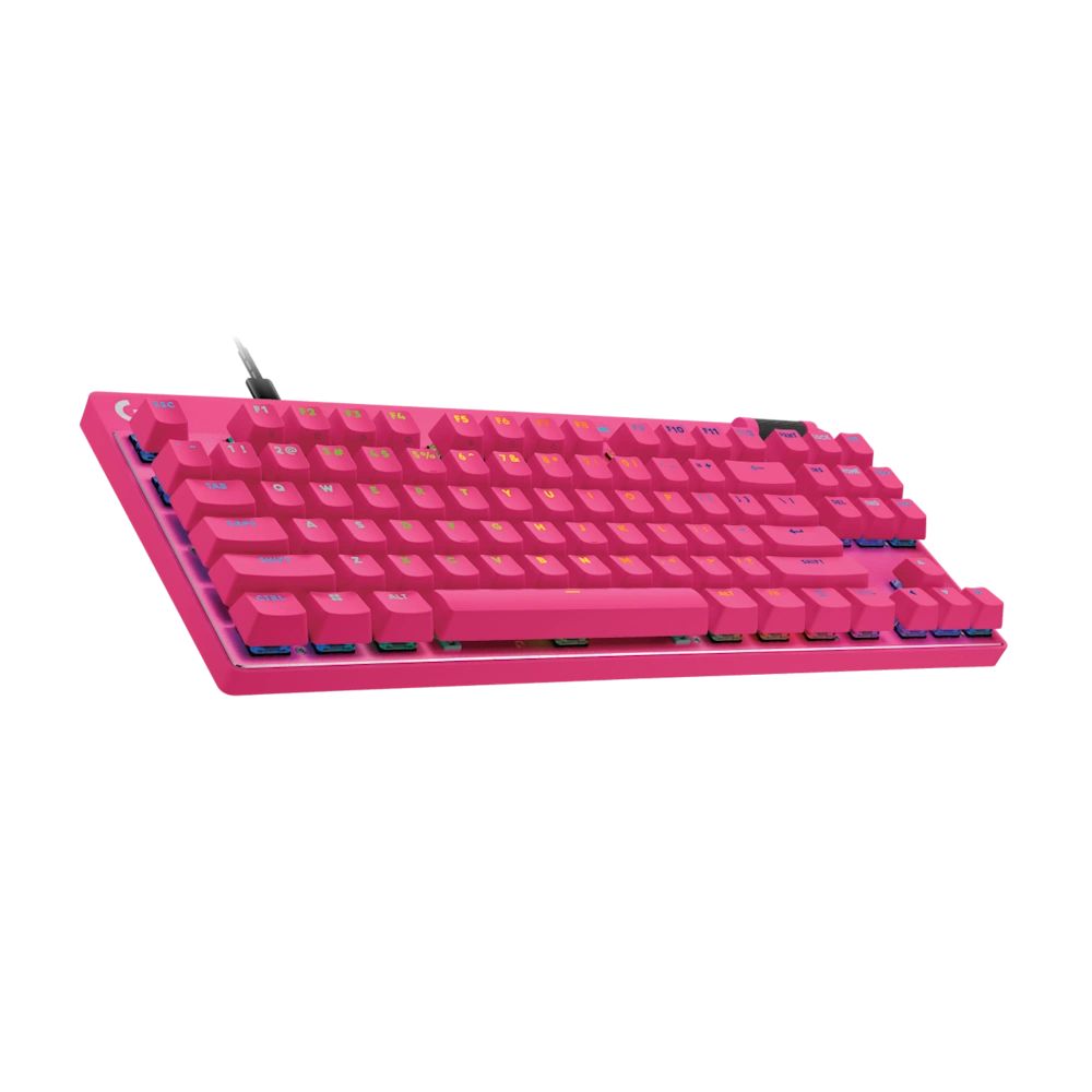 Logitech G Pro X TKL Rapid Gaming Keyboard Pink US