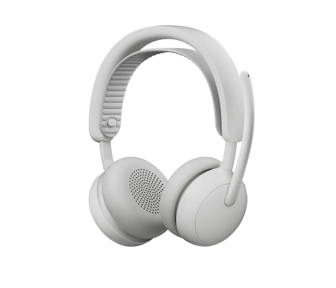Logitech Zone Wireless 2 ES for Business Teams version with receiver Headset Off-White