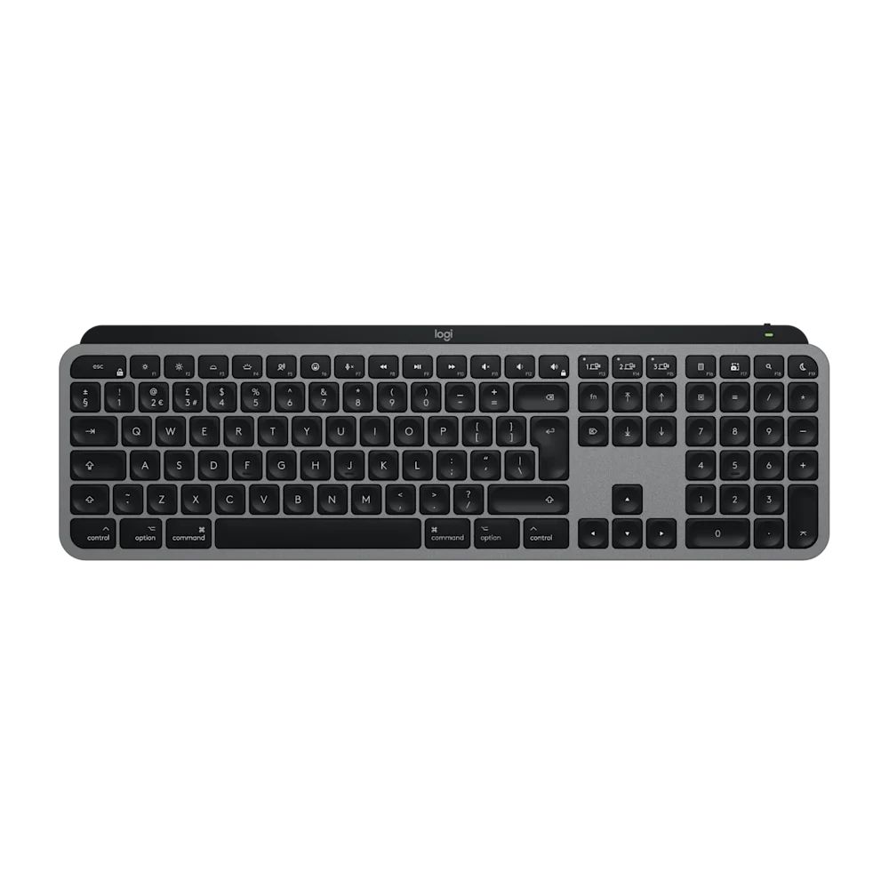 Logitech MX Keys S for Mac Bluetooth Keyboard Space Gray UK