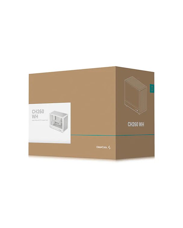DeepCool CH260 WH Tempered Glass White