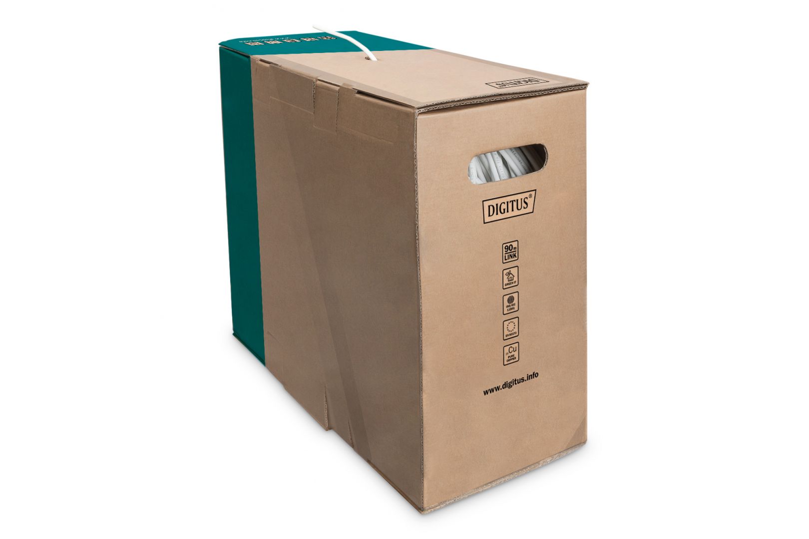 Digitus CAT5e U-UTP Installation Cable 100m Grey